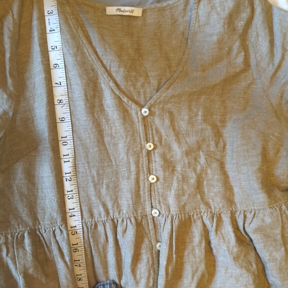 Madewell Alexandra Button-Front Mini Dress - Picture 5 of 5